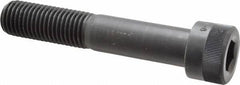 Holo-Krome - 1-8 UNC Hex Socket Drive, Socket Cap Screw - Alloy Steel, Black Oxide Finish, Partially Threaded, 5-1/2" Length Under Head - Apex Tool & Supply