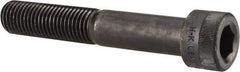 Holo-Krome - 1-8 UNC Hex Socket Drive, Socket Cap Screw - Alloy Steel, Black Oxide Finish, Partially Threaded, 6" Length Under Head - Apex Tool & Supply