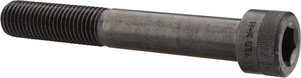 Holo-Krome - 1-8 UNC Hex Socket Drive, Socket Cap Screw - Alloy Steel, Black Oxide Finish, Partially Threaded, 7" Length Under Head - Apex Tool & Supply