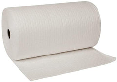 Brady SPC Sorbents - 37 Gal Capacity per Package, Oil Only Roll - 150' Long x 30" Wide, Polypropylene - Apex Tool & Supply