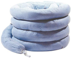 Brady SPC Sorbents - 32 Gal, 10' Long, 5" Diam, Boom - Oil Only, Blue - Apex Tool & Supply