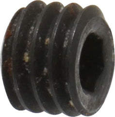 Holo-Krome - #8-36 UNF, 1/8" OAL, Cup Point Set Screw - Grade 8 Alloy Steel, 5/64" Key - Apex Tool & Supply