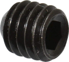 Holo-Krome - #10-32 UNF, 3/16" OAL, Cup Point Set Screw - Grade 8 Alloy Steel, 3/32" Key - Apex Tool & Supply