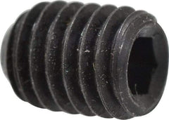 Holo-Krome - #10-32 UNF, 1/4" OAL, Cup Point Set Screw - Grade 8 Alloy Steel, 3/32" Key - Apex Tool & Supply