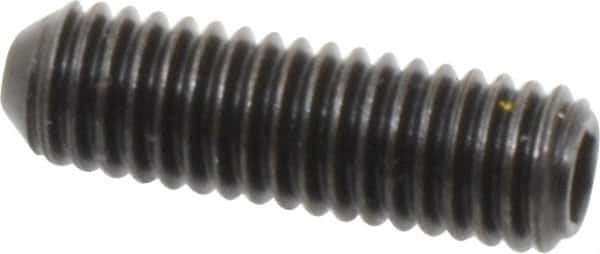 Holo-Krome - #10-32 UNF, 5/8" OAL, Cup Point Set Screw - Grade 8 Alloy Steel, 3/32" Key - Apex Tool & Supply