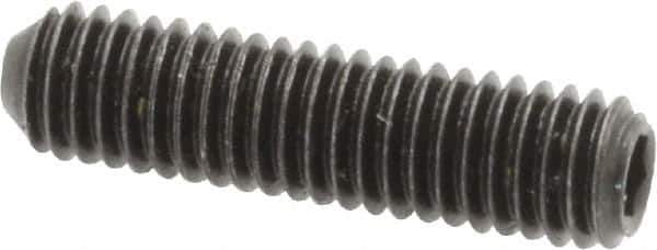 Holo-Krome - #10-32 UNF, 3/4" OAL, Cup Point Set Screw - Grade 8 Alloy Steel, 3/32" Key - Apex Tool & Supply