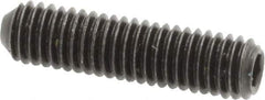 Holo-Krome - #10-32 UNF, 3/4" OAL, Cup Point Set Screw - Grade 8 Alloy Steel, 3/32" Key - Apex Tool & Supply