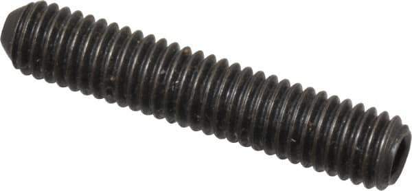 Holo-Krome - #10-32 UNF, 1" OAL, Cup Point Set Screw - Grade 8 Alloy Steel, 3/32" Key - Apex Tool & Supply