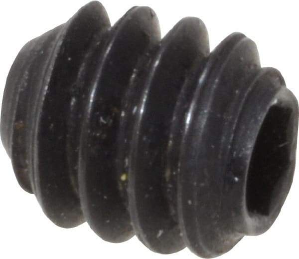 Holo-Krome - #4-40 UNC, 1/8" OAL, Cup Point Set Screw - Grade 8 Alloy Steel, 0.05" Key - Apex Tool & Supply