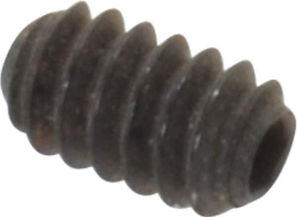 Holo-Krome - #4-40 UNC, 3/16" OAL, Cup Point Set Screw - Grade 8 Alloy Steel, 0.05" Key - Apex Tool & Supply