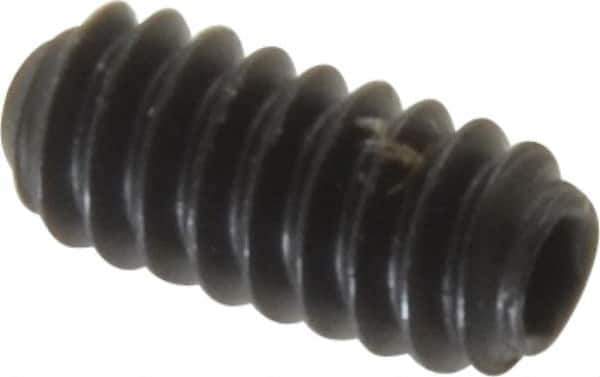 Holo-Krome - #4-40 UNC, 1/4" OAL, Cup Point Set Screw - Grade 8 Alloy Steel, 0.05" Key - Apex Tool & Supply