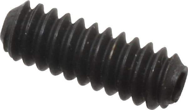 Holo-Krome - #4-40 UNC, 5/16" OAL, Cup Point Set Screw - Grade 8 Alloy Steel, 0.05" Key - Apex Tool & Supply