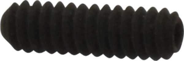 Holo-Krome - #4-40 UNC, 3/8" OAL, Cup Point Set Screw - Grade 8 Alloy Steel, 0.05" Key - Apex Tool & Supply