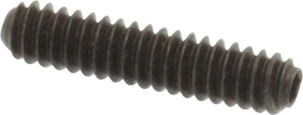 Holo-Krome - #4-40 UNC, 1/2" OAL, Cup Point Set Screw - Grade 8 Alloy Steel, 0.05" Key - Apex Tool & Supply
