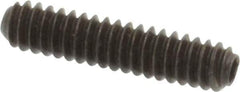 Holo-Krome - #4-40 UNC, 1/2" OAL, Cup Point Set Screw - Grade 8 Alloy Steel, 0.05" Key - Apex Tool & Supply