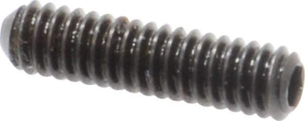 Holo-Krome - #5-40 UNC, 1/2" OAL, Cup Point Set Screw - Grade 8 Alloy Steel, 1/16" Key - Apex Tool & Supply