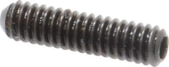 Holo-Krome - #5-40 UNC, 1/2" OAL, Cup Point Set Screw - Grade 8 Alloy Steel, 1/16" Key - Apex Tool & Supply