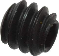 Holo-Krome - #6-32 UNC, 1/8" OAL, Cup Point Set Screw - Grade 8 Alloy Steel, 1/16" Key - Apex Tool & Supply
