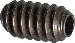 Holo-Krome - #6-32 UNC, 1/4" OAL, Cup Point Set Screw - Grade 8 Alloy Steel, 1/16" Key - Apex Tool & Supply