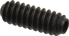 Holo-Krome - #6-32 UNC, 3/8" OAL, Cup Point Set Screw - Grade 8 Alloy Steel, 1/16" Key - Apex Tool & Supply