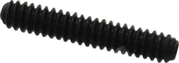 Holo-Krome - #6-32 UNC, 3/4" OAL, Cup Point Set Screw - Grade 8 Alloy Steel, 1/16" Key - Apex Tool & Supply