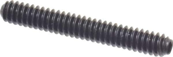 Holo-Krome - #6-32 UNC, 1" OAL, Cup Point Set Screw - Grade 8 Alloy Steel, 1/16" Key - Apex Tool & Supply