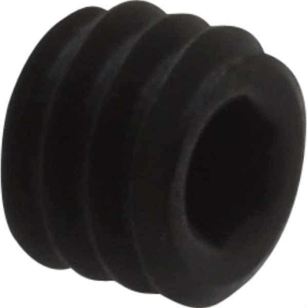 Holo-Krome - #8-32 UNC, 1/8" OAL, Cup Point Set Screw - Grade 8 Alloy Steel, 5/64" Key - Apex Tool & Supply