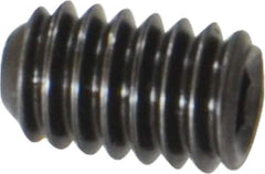Holo-Krome - #8-32 UNC, 1/4" OAL, Cup Point Set Screw - Grade 8 Alloy Steel, 5/64" Key - Apex Tool & Supply