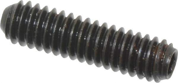 Holo-Krome - #8-32 UNC, 5/8" OAL, Cup Point Set Screw - Grade 8 Alloy Steel, 5/64" Key - Apex Tool & Supply