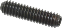 Holo-Krome - #8-32 UNC, 5/8" OAL, Cup Point Set Screw - Grade 8 Alloy Steel, 5/64" Key - Apex Tool & Supply