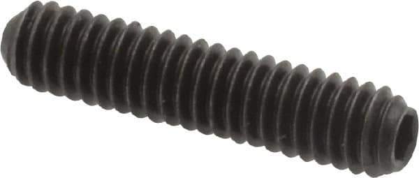 Holo-Krome - #8-32 UNC, 3/4" OAL, Cup Point Set Screw - Grade 8 Alloy Steel, 5/64" Key - Apex Tool & Supply