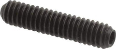 Holo-Krome - #8-32 UNC, 3/4" OAL, Cup Point Set Screw - Grade 8 Alloy Steel, 5/64" Key - Apex Tool & Supply