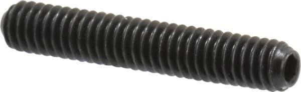 Holo-Krome - #8-32 UNC, 1" OAL, Cup Point Set Screw - Grade 8 Alloy Steel, 5/64" Key - Apex Tool & Supply
