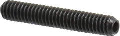 Holo-Krome - #8-32 UNC, 1" OAL, Cup Point Set Screw - Grade 8 Alloy Steel, 5/64" Key - Apex Tool & Supply