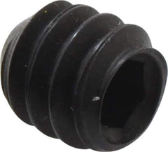 Holo-Krome - #10-24 UNC, 3/16" OAL, Cup Point Set Screw - Grade 8 Alloy Steel, 3/32" Key - Apex Tool & Supply