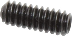 Holo-Krome - #10-24 UNC, 1/2" OAL, Cup Point Set Screw - Grade 8 Alloy Steel, 3/32" Key - Apex Tool & Supply