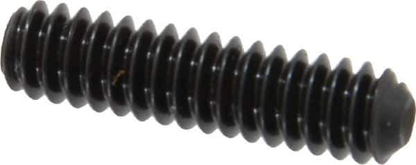 Holo-Krome - #10-24 UNC, 3/4" OAL, Cup Point Set Screw - Grade 8 Alloy Steel, 3/32" Key - Apex Tool & Supply