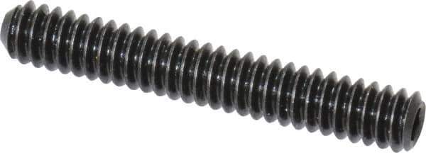 Holo-Krome - #10-24 UNC, 1-1/4" OAL, Cup Point Set Screw - Grade 8 Alloy Steel, 3/32" Key - Apex Tool & Supply