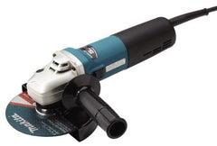 Makita - 6" Wheel Diam, 4,000 to 9,000 RPM, Corded Angle & Disc Grinder - 5/8-11 Spindle, 120 Volts, 12 Amps - Apex Tool & Supply