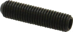 Holo-Krome - 1/4-28 UNF, 1" OAL, Cup Point Set Screw - Grade 8 Alloy Steel, 1/8" Key - Apex Tool & Supply