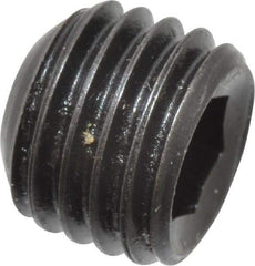 Holo-Krome - 5/16-24 UNF, 1/4" OAL, Cup Point Set Screw - Grade 8 Alloy Steel, 5/32" Key - Apex Tool & Supply