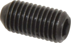 Holo-Krome - 5/16-24 UNF, 5/8" OAL, Cup Point Set Screw - Grade 8 Alloy Steel, 5/32" Key - Apex Tool & Supply