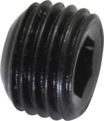 Holo-Krome - 3/8-24 UNF, 1/4" OAL, Cup Point Set Screw - Grade 8 Alloy Steel, 3/16" Key - Apex Tool & Supply