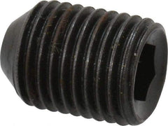 Holo-Krome - 3/8-24 UNF, 1/2" OAL, Cup Point Set Screw - Grade 8 Alloy Steel, 3/16" Key - Apex Tool & Supply