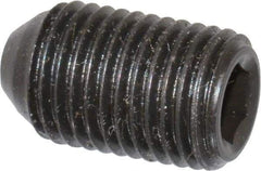 Holo-Krome - 3/8-24 UNF, 5/8" OAL, Cup Point Set Screw - Grade 8 Alloy Steel, 3/16" Key - Apex Tool & Supply