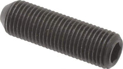 Holo-Krome - 3/8-24 UNF, 1-1/4" OAL, Cup Point Set Screw - Grade 8 Alloy Steel, 3/16" Key - Apex Tool & Supply