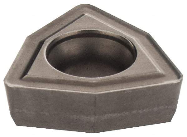 Kennametal - DFT06T308 HP Grade KMF Carbide Indexable Drill Insert - Uncoated, Trigon, 10mm Inscribed Circle - Apex Tool & Supply