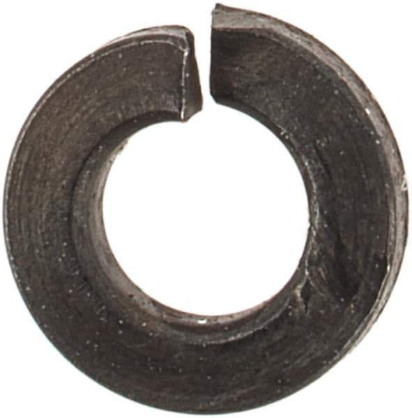 Value Collection - #2, 0.088" ID, 0.027" Thick Split Lock Washer - Grade 2 Spring Steel, Uncoated, 0.088" Min ID, 0.094" Max ID, 0.208" Max OD - Apex Tool & Supply