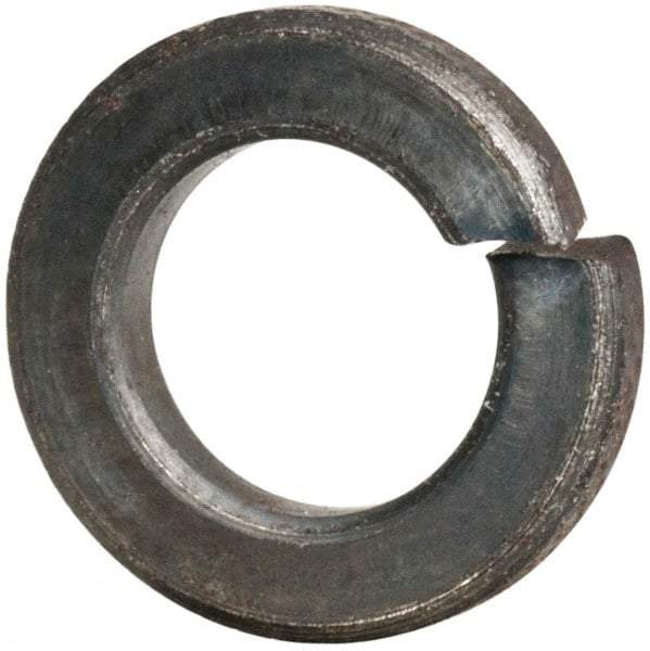 Value Collection - #10, 0.193" ID, 0.056" Thick Split Lock Washer - Grade 2 Spring Steel, Uncoated, 0.193" Min ID, 0.2" Max ID, 0.35" Max OD - Apex Tool & Supply
