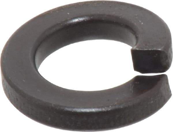 Value Collection - 1/2", 0.502" ID, 0.151" Thick Split Lock Washer - Grade 2 Spring Steel, Uncoated, 0.502" Min ID, 0.512" Max ID, 0.879" Max OD - Apex Tool & Supply